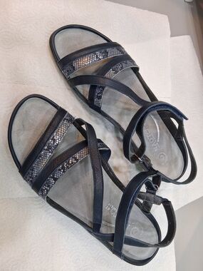 NAOT Women's Navy Strappy Sandals